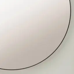 Kade Brushed Bronze Round Aluminium Mirror 90cm