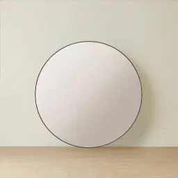 Kade Brushed Bronze Round Aluminium Mirror 90cm