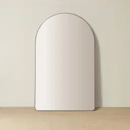 Kade Brushed Bronze Arched Aluminium Mirror 180x110cm