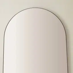 Kade Brushed Bronze Arched Aluminium Mirror 180x110cm