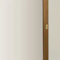 Kade Brushed Gold Rectangle Aluminium Mirror 180x110cm