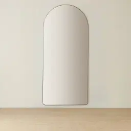 Kade Brushed Gold Arched Aluminium Mirror 200x90cm