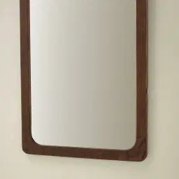 Oren Dark Ash Rectangle Wooden Mirror 180x50cm