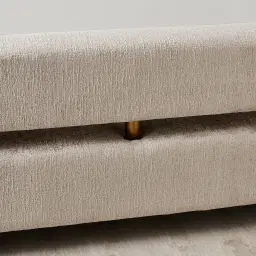 Malta II 2-Seater Beige Latte Chenille Fabric Sofa