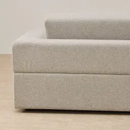 Riviera Slate Grey Fabric 3 Seater Sofa Bed