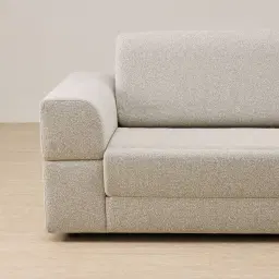 Riviera Slate Grey Fabric 3 Seater Sofa Bed