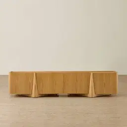 Verdara Light Oak Veneer Entertainment Unit