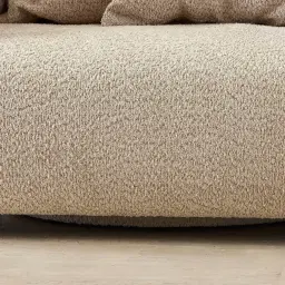 Marcela II Mid Beige Woven Fabric Swivel Occasional Chair