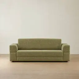 Riviera Dusty Green Chenille Fabric 3 Seater Sofa Bed