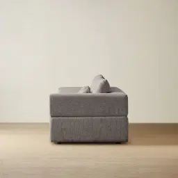 Riviera III Graphite 2 Pieces Modular Fabric Sofa