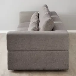 Riviera III Graphite 3 Pieces Modular Fabric Sofa