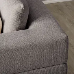 Riviera III Graphite 4 Pieces Modular Fabric Sofa