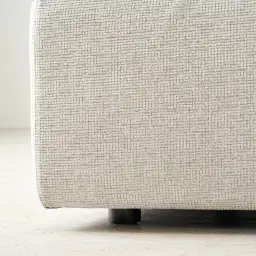 Riviera III Isabelline White Fabric Modular Sofa