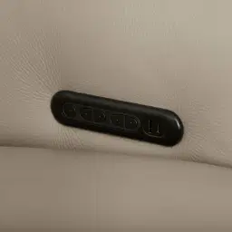 Amelie Milk Coffee Leather 4 Pieces Modular Dual Electric Recliner With Rectangle Console