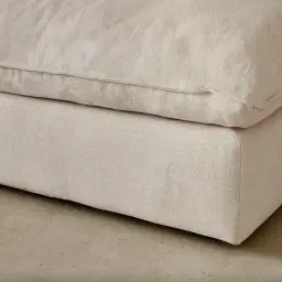 Macie Cream Oatmeal Fabric 5 Pieces Modular Sofa