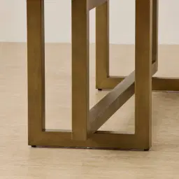 Grayson Brushed Bronze Rectangular Dining Table with Emerald Green Sintered Stone Top - 240x105cm