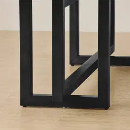 Grayson Black Rectangular Dining Table with Emerald Green Sintered Stone Top - 268x118cm