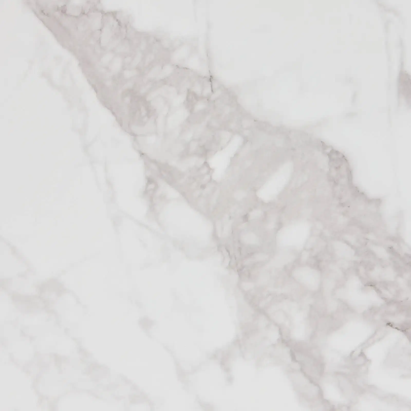 Grayson Statuario White Sintered Stone Console Table- Matte Black Legs