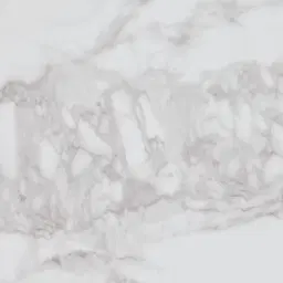 Grayson Brushed Bronze 33cm High Coffee Table with Statuario White Sintered Stone Top