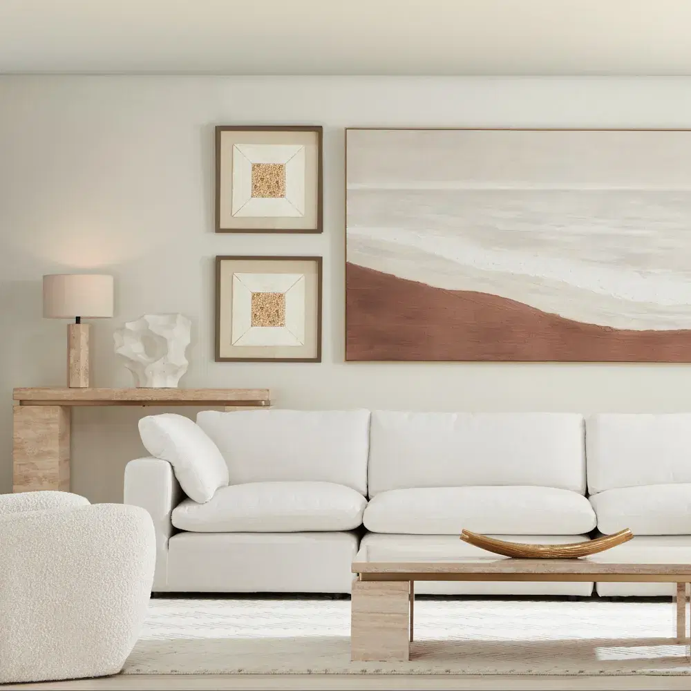 Elora II Arctic White Modular Sofa