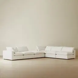 Elora II Arctic White Modular Sofa