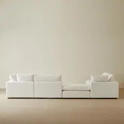 Elora II Arctic White Modular Sofa