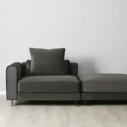 Jordan Charcoal Velvet Corner Sofa
