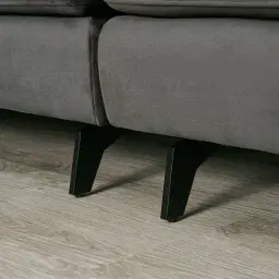 Jordan Charcoal Velvet Corner Sofa