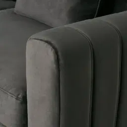 Jordan Charcoal Velvet Corner Sofa