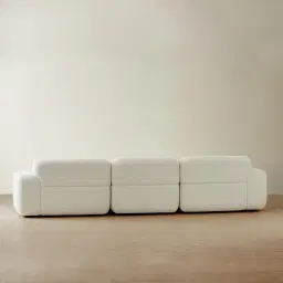 Capri Stone White 3 Pieces Sofa