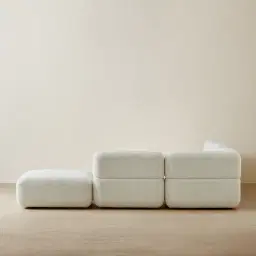 Capri Stone White 5 Pieces Sofa