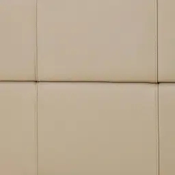 Riviera Almond Cream 3 Pieces Modular Leather Sofa