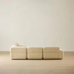 Capri Pearl Beige Modular Corner Sofa