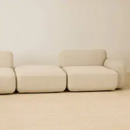 Capri Pearl Beige Modular Corner Sofa