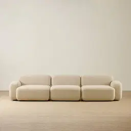 Capri Pearl Beige 3 Pieces Sofa