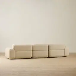 Capri Pearl Beige 3 Pieces Sofa