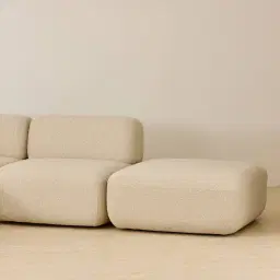 Capri Pearl Beige 5 Pieces Sofa