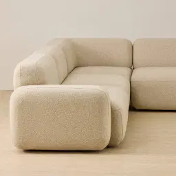 Capri Pearl Beige 5 Pieces Sofa