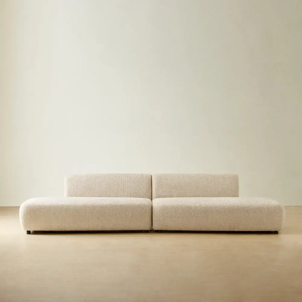 Evo Dusty Beige Fabric Modular Sofa
