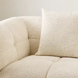 Amity Stone Cream Woven Fabric 4 Pieces Modular Sofa with Right Chaise