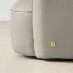 Spencer Milk Coffee Leather 3 Pieces Modular Sofa