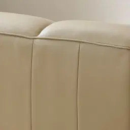 Valeni Oyster Grey Leather 2 Pieces Modular Sofa