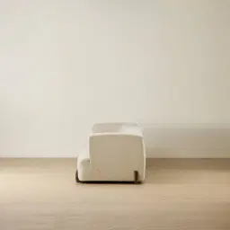 Calma Pearl Beige Fabric 3 Pieces Modular Sofa