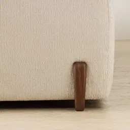 Calma Fusion Grey Fabric 3 Pieces Modular Sofa with Right Arm and Left Cuddler