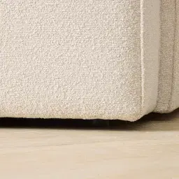 Maison Piaza White Fabric 3 Pieces Modular Sofa