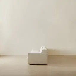 Maison Piaza White Fabric 4 Pieces Modular Sofa