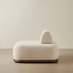 Bellagio Mid Beige Woven Fabric Single Seat Module