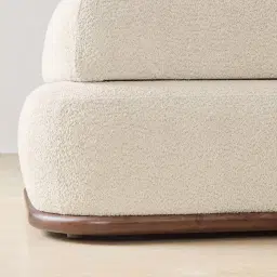 Bellagio Stone Cream Woven Fabric 3 Pieces Modular Sofa