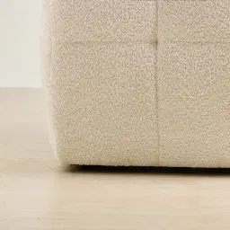 Amity Stone Cream Woven Fabric 4 Pieces Modular Sofa with Left Chaise