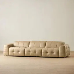 Jones Desert Brown Leather 3 Pieces Modular Dual Electric Recliner